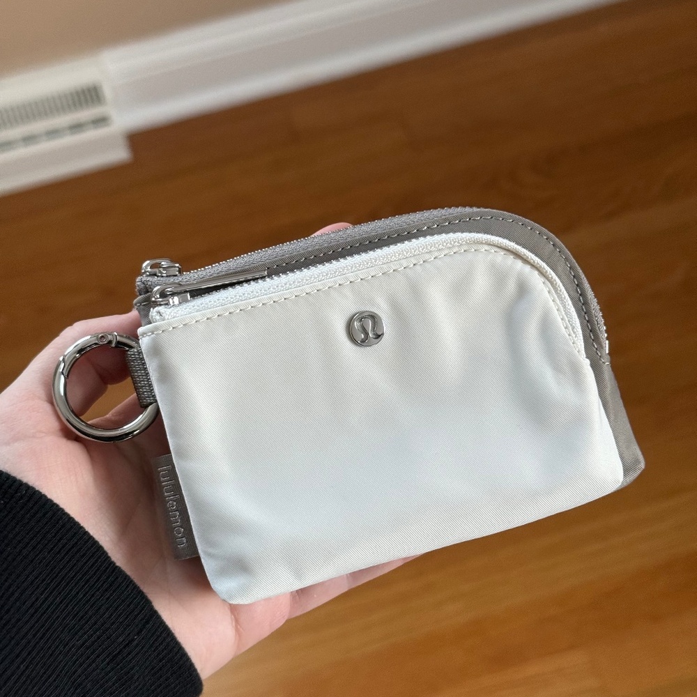 Lululemon Double Zip Clippable Card Pouch